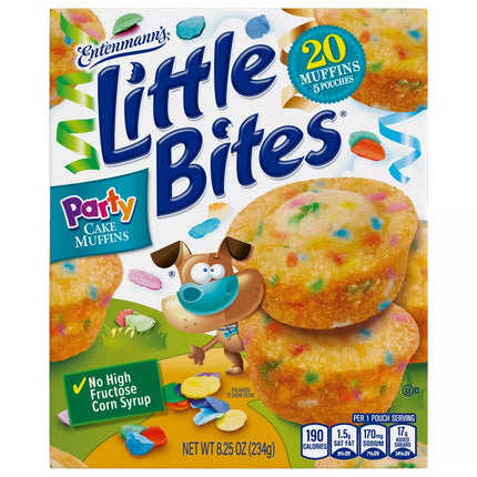 Entenmann'S Little Bites Party Cake Muffins - 8.25Oz/5Ct