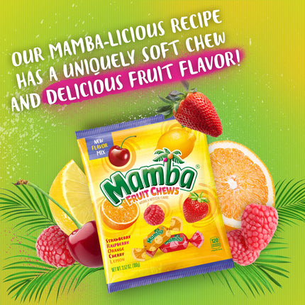 Mamba Fruit Chews Chewy Candy, 3.52 Oz