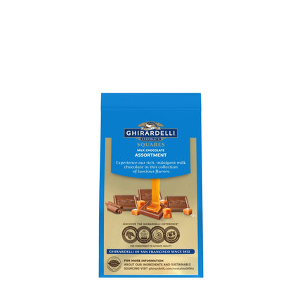 GHIRARDELLI Milk Chocolate Candy SQUARES Assortment, 4.8 Oz Bag