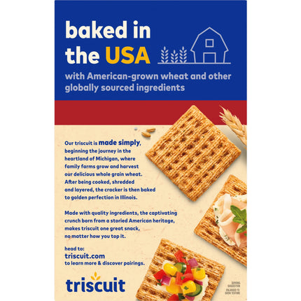 (3 Pack) Triscuit Fire Roasted Tomato & Olive Oil Whole Grain Wheat Crackers, Snack Crackers, 8.5 Oz