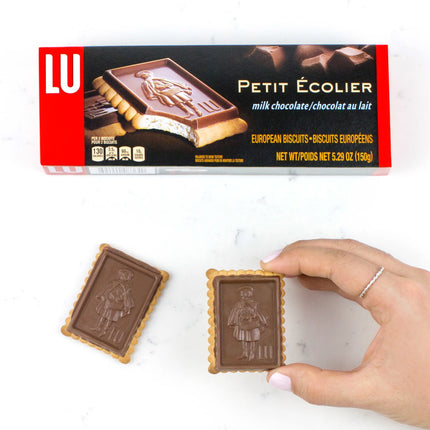 Lu Petit Ecolier European Milk Chocolate Biscuit Cookies, 5.29 Oz