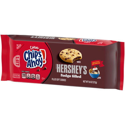 CHIPS AHOY! Chewy Hershey'S Fudge Filled Soft Cookies, 9.6 Oz