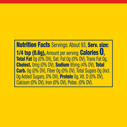 OLD BAY Gluten Free 30% Less Sodium Seasoning, 2.0 Oz Can