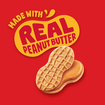 NUTTER BUTTER Peanut Butter Sandwich Cookies, 10 Snack Packs (4 Cookies per Pack)
