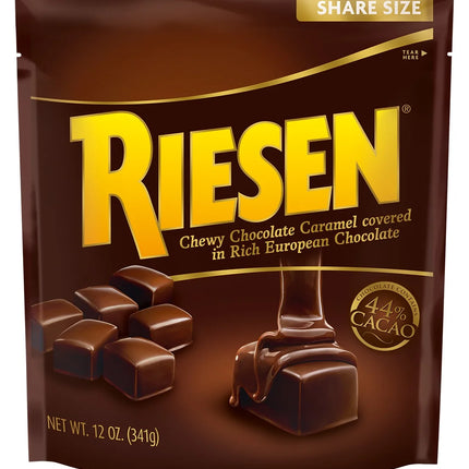 Riesen Chocolate Caramel Covered Chewy Candy, 12Oz
