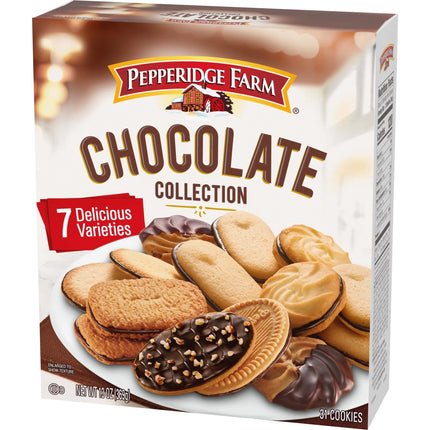 Pepperidge Farm Cookies Chocolate Collection, 7 Cookie Varieties, 13 Oz. Box
