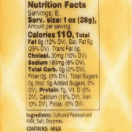 Red Apple Cheese Apple Smoked Cheddar Cheese, 8Oz Bar