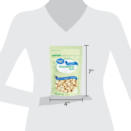 Great Value Chopped Macadamia Nuts, 4 Oz