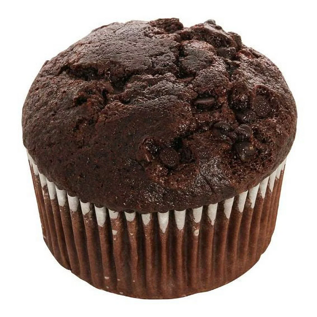 GOURMET DOUBLE CHOCOLATE MUFFINS Individually Wrapped 12 CT/4 OZ