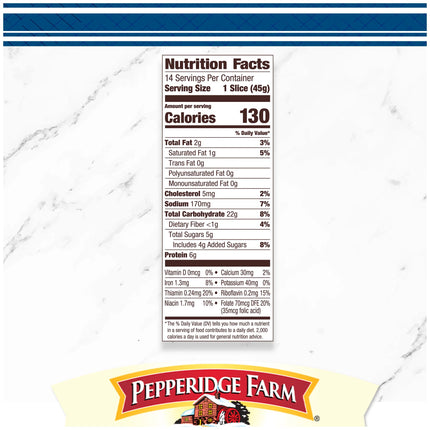 Pepperidge Farm Farmhouse Brioche Bread, 22 Oz Loaf