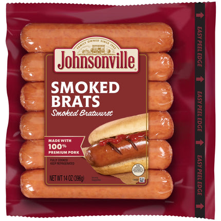 Johnsonville Beddar with Double Cheddar Smoked Pork Sausage & Cheddar Cheese 14Oz Package (Refrigerated)