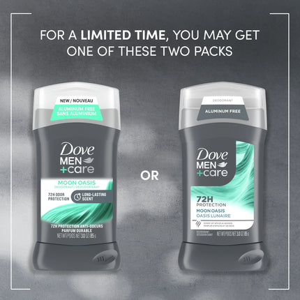 Dove Men+Care Deodorant for Men Moon Oasis Aluminum-Free, 3.Oz
