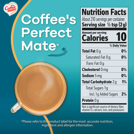 Nestle Coffee Mate Coconut Creme Powdered Coffee Creamer 15 Oz. Canister