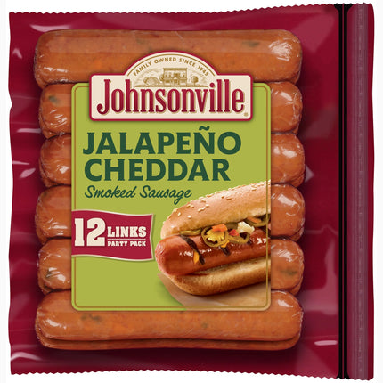 Johnsonville Beddar with Double Cheddar Smoked Pork Sausage & Cheddar Cheese 14Oz Package (Refrigerated)