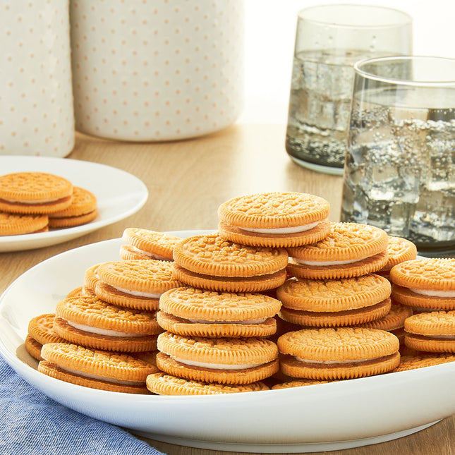 Great Value Twist & Shout Golden Sandwich Cookies, 14.3Oz