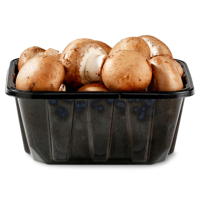 Fresh Whole Brown Mushrooms, 8 Oz