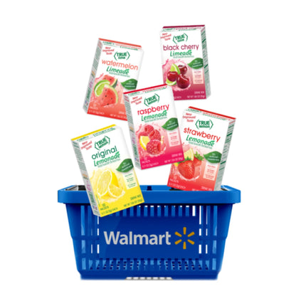 True Lemon Strawberry Lemonade Drink Mix Powder, No Artificial Sweeteners, 1.06 Oz., 10 Count Box