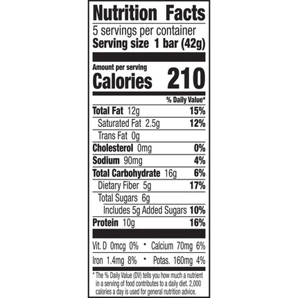 Nature Valley Creamy Protein Bars, Cinnamon Almond Butter, 10G Protein, 5 Bars, 7.45 Oz