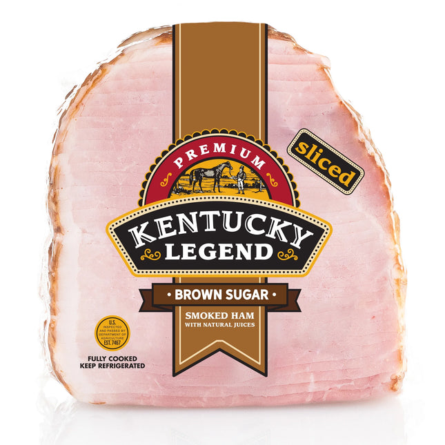 Kentucky Legend Brown Sugar Quarter Boneless Ham, Sliced, Fully Cooked, 1.5-2.0 Lb