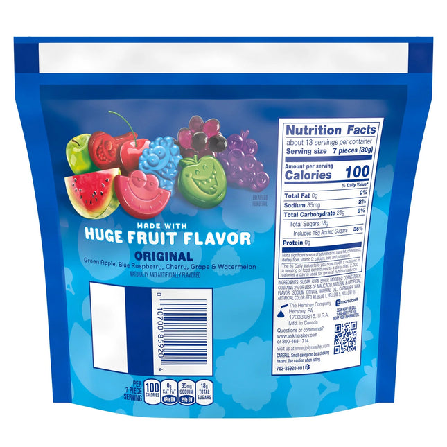 Jolly Rancher Gummies Assorted Fruit Flavored Candy, Bag 14 Oz