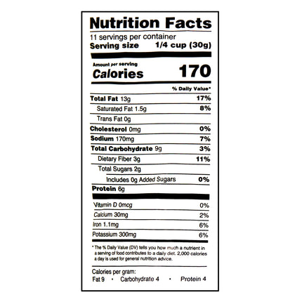Great Value Roasted & Salted, No Shell Pistachios, 12 Oz Resealable Bag