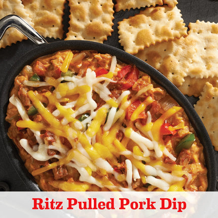 RITZ Toasted Chips Sour Cream and Onion Crackers, Party Snacks, Family Size, 11.4 Oz