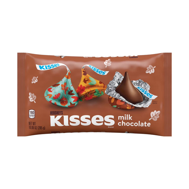 HERSHEY'S KISSES Milk Chocolate, Halloween Candy Bag, 10.08 Oz