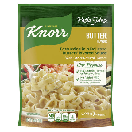 Knorr Pasta Sides Cheddar Broccoli Fusilli Made with No Artificial Flavors, 4.3 Oz Pouch