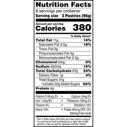Pop-Tarts Frosted Coconut Caramel Toaster Pastries, Breakfast Foods, Shelf-Stable, 27 Oz (16 Count)