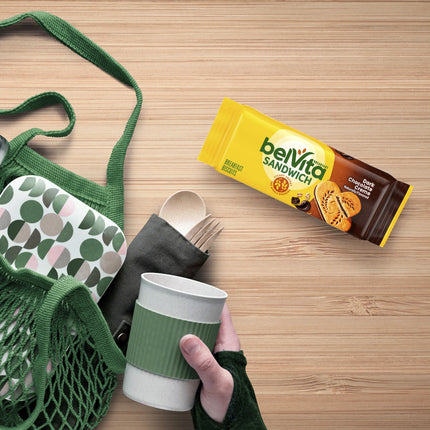 Belvita Breakfast Bar Biscuit Sandwiches Dark Chocolate Creme, 5 Packs