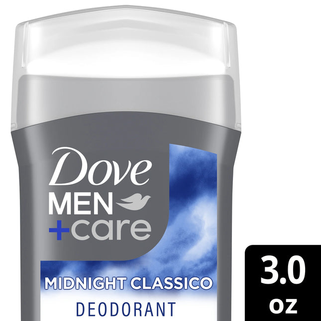 Dove Men+Care Deodorant Stick for Men Aluminum Free Midnight Classico with Essential Oils & Moisturizing Cream, 3 Oz