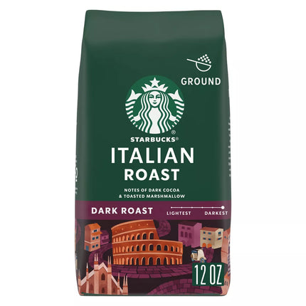 Starbucks Italian Dark Roast Ground Coffee - 12Oz