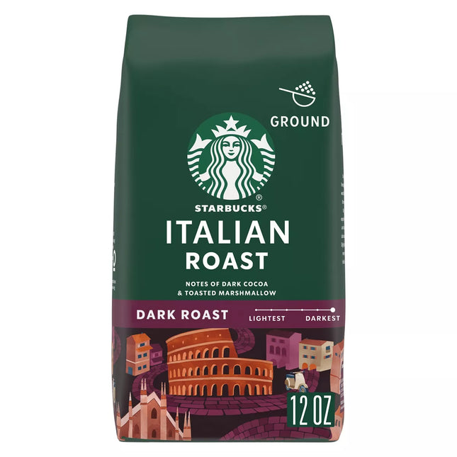 Starbucks Italian Dark Roast Ground Coffee - 12Oz