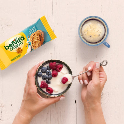 Belvita Breakfast Bars Biscuits, Toasted Coconut, 5 Packs (4 Biscuits per Pack)