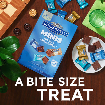 GHIRARDELLI Chocolate Candy Minis Assortment, 7.3 Oz Bag