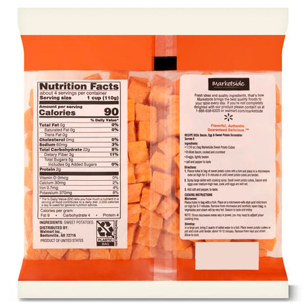 Marketside Fresh Sweet Potato Cubes, 16 Oz