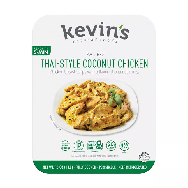 Kevin'S Gluten Free Thai-Style Coconut Chicken - 16Oz