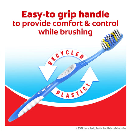 Colgate Extra Clean Full Head Adult Manual Toothbrush, Medium