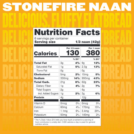 Stonefire® Original Naan, 8.8 Oz, 2 Count
