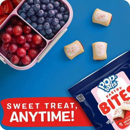 Pop-Tarts Bites Frosted Strawberry Pastries - 10Ct /14.1Oz