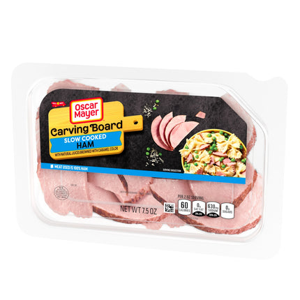 Oscar Mayer Carving Board Slow Cooked Ham Sliced Lunch Meat, 7.5 Oz