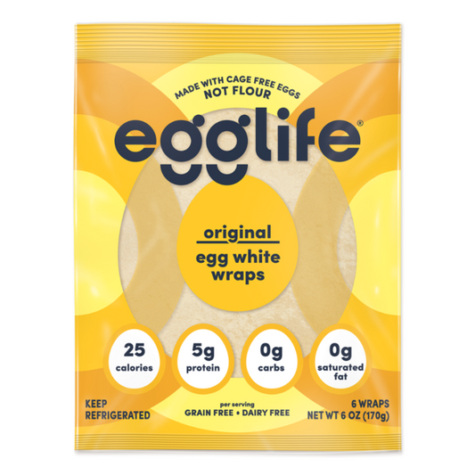 egglife original, egg white wraps 6 ct 6 oz