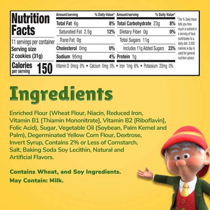 Keebler Vienna Fingers, Sandwich Cookies with Crème Filling, 12 Oz