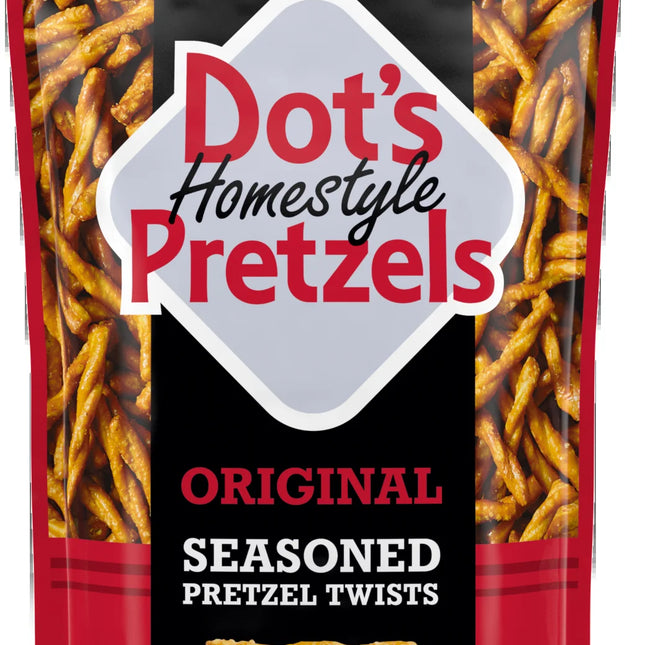 Dot'S Homestyle Pretzels, Original Seasoned Pretzel Twists Snack, 16 Oz Family Size Bag