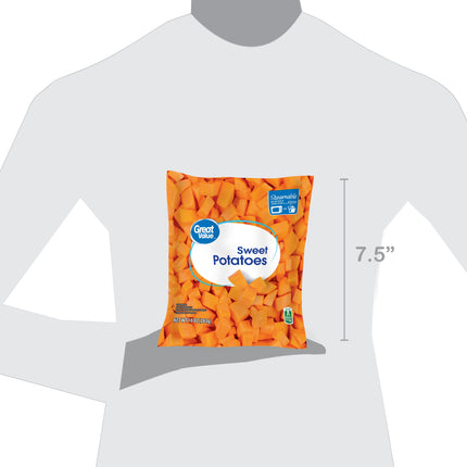 Great Value Sweet Potatoes, 10 Oz (Frozen)