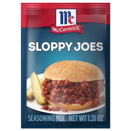 Mccormick Sloppy Joes Seasoning Mix, 1.31 Oz Packet