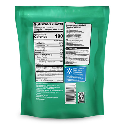 Great Value Walnuts Halves & Pieces, 8 Oz