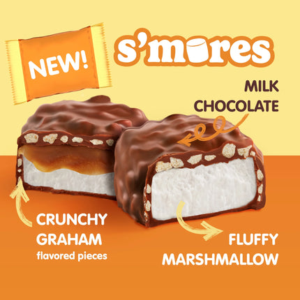 Whitman'S S'Mores Caramel Milk Chocolate Candy, Bag 7.3. Oz (10 Pieces)