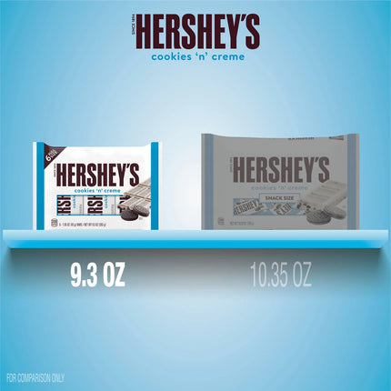 Hershey'S Cookies 'N' Creme Candy, Bars 1.55 Oz, 6 Count