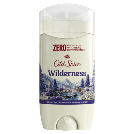 Old Spice Aluminum Free Men'S Deodorant, Invisible Solid Stick, Wilderness with Lavender, 3Oz